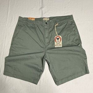 Devil Dog Dungarees Chino Shorts Mens Size 38W Sea Spray 9” Inseam NWT